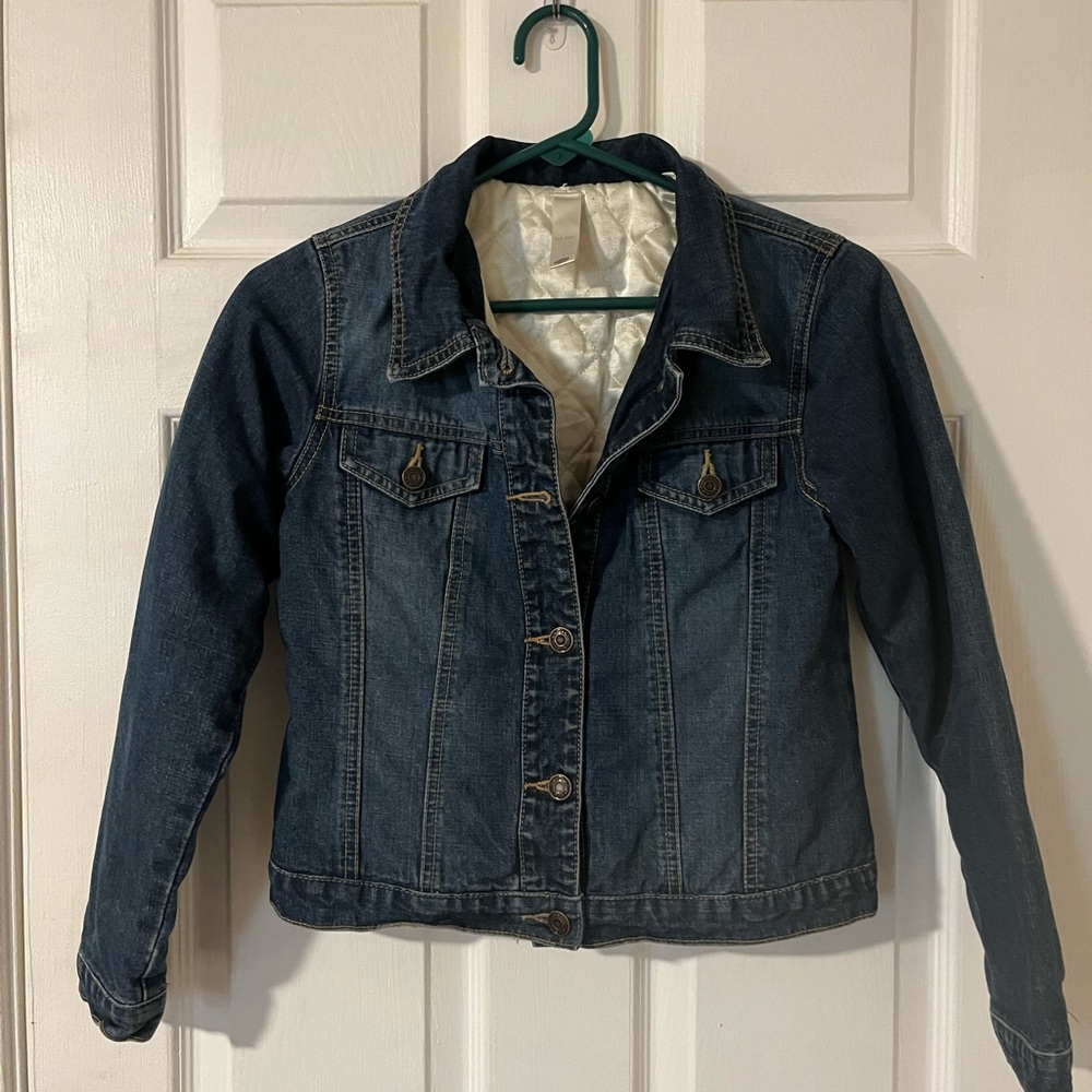 Old navy lined denim jacket